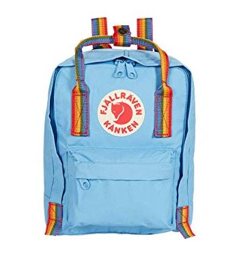 Fjallraven Kånken Mini plecak sportowy, wzór Air Blue-Rainbow