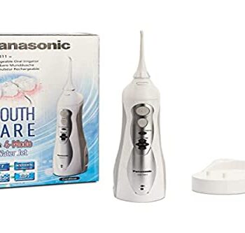 Panasonic EW1411H845 kabellose Munddusche EW1411 mit Ladestation, 3-stufige Wasserstrahlintensität, Interdental-Modus