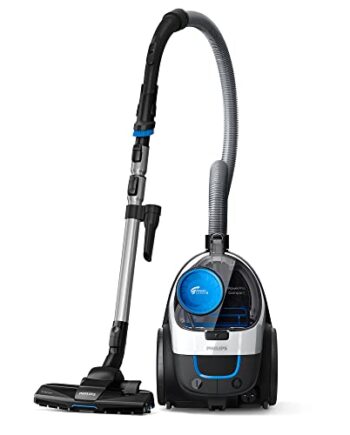 Philips Domestic Appliances FC9332/09 beutelloser Staubsauger PowerPro Compact (900 W, 1,5 L Staubvolumen, integrierte Bürste) weiß