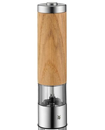 WMF Elektrische Mühle Ceramill Eichenholz Cromargan Edelstahl rostfrei spülmaschinengeeignet