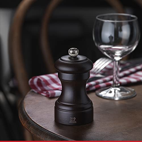 Peugeot Bistro Mühlen-Set Pfeffer/Salz, Klassische Mahlgradeinstellung, Höhe: 10 cm, Holz, Natur/Schwarz, 2/22594 - obrazek 2