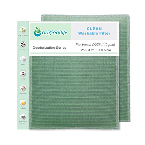 Originallife CLEAN oczyszczacz powietrza do KWL (kontrolowana wentylacja w pomieszczeniach) Vasco D275 II (2 sztuki)
