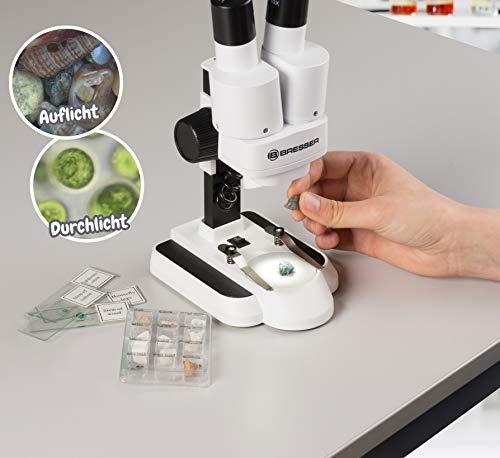 Bresser Junior Stereo Mikroskop, biały, 20x / 50x - obrazek 6