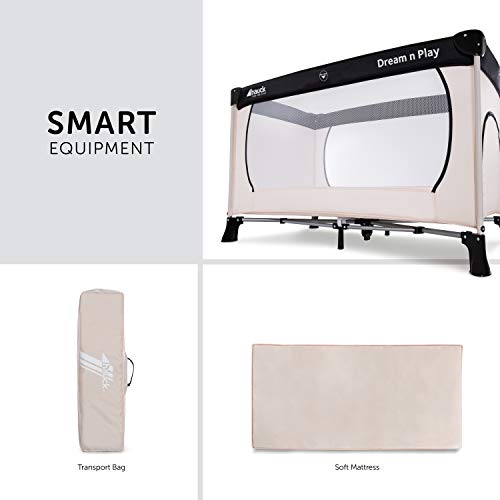 Hauck 603673 Dream N Play Plus Dziecięce Łóżko Turystyczne, 120 X 60 cm, Beżowy - obrazek 21