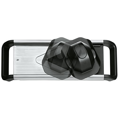 WMF Gemüsehobel Top Tools Cromargan Edelstahl rostfrei spülmaschinengeeignet Hobeleinsatz Fingerschutz Aufbewahrungsbox für Hobeleinsätze - obrazek 6