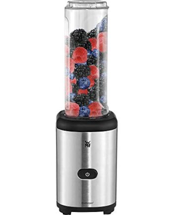 WMF Kult X Mix & Go Mini Smoothie Maker, Standmixer, Blender elektrisch, Shake Mixer 300 Watt, Tritan-Kunststoff Flasche