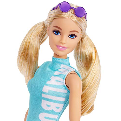 Mattel - Barbie Fashionista, Blonde Hair with Malibu Dress and Leggings - obrazek 7