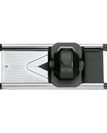 WMF Gemüsehobel Top Tools Cromargan Edelstahl rostfrei spülmaschinengeeignet Hobeleinsatz Fingerschutz Aufbewahrungsbox für Hobeleinsätze