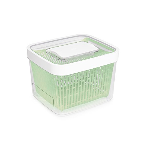 OXO Good Grips Greensaver-Frischhaltebox mit Deckel und Lüftung, groß – 4 l