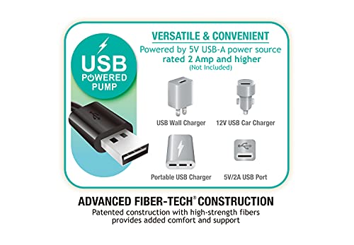 Intex Łóżko dmuchane Dura-Beam Prestige Mid-Rise, pompa USB, 152 x 203 x 30 cm (dł. x szer. x wys.), 64114 - obrazek 3