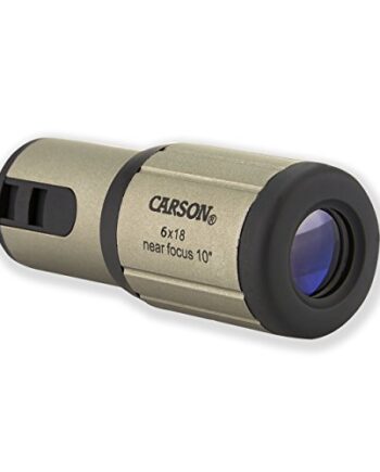 Carson CloseUp Kompaktowa Luneta, Srebrna, 6x18