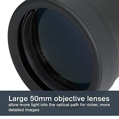 Celestron 71256 UpClose G2 10 x 50 Porro Binocular, Black - obrazek 6