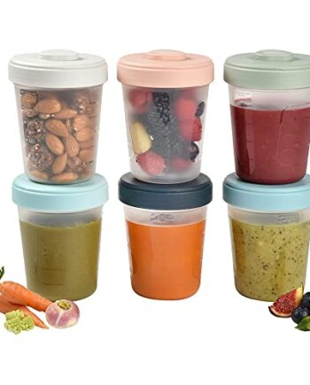 BÉABA, Zestaw 6 pojemników do przechowywania, klipsy, pojemniki do ukł