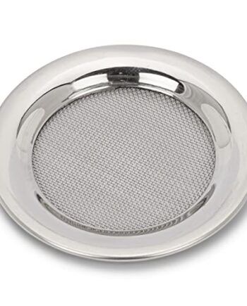 NKlaus Sitko do kadzidełek stal szlachetna 6 cm srebro akcesoria do wędzenia płytka 1229