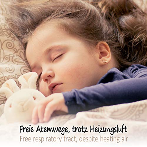 COM-FOUR® 3x nawilzacz grzejnikowy - nawilzacz powietrza z wzorem serca - ceramiczny nawilzacz na wode - 320 ml (biale serce) - obrazek 6