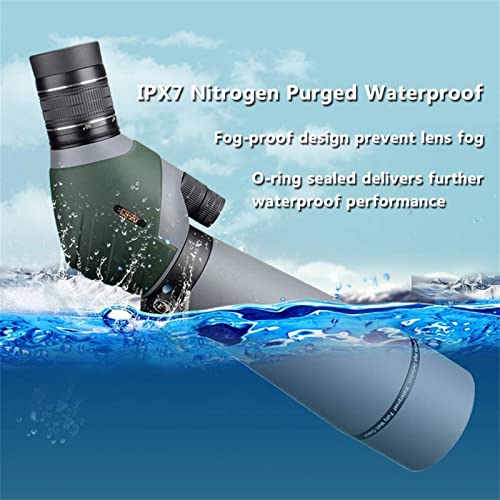 Gosky ED Luneta punktowa z podwójną ostrością z 20-60 x 80 mm z adapterem do smartfona, punktami z bardzo niskim rozproszeniem, idealna do obserwacji ptaków, strzelania do celu, polowania, krajobrazu dzikiej przyrody - obrazek 4