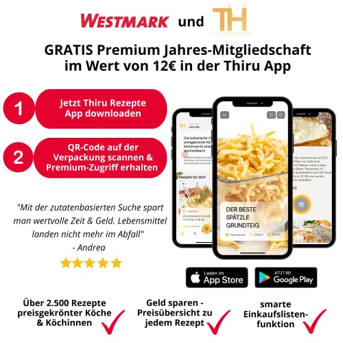 Westmark Grillzange, Rostfreier Edelstahl/Kunststoff, Länge: 37,7 cm, Classic Spezial, Silber/Schwarz, 15162270 - obrazek 2