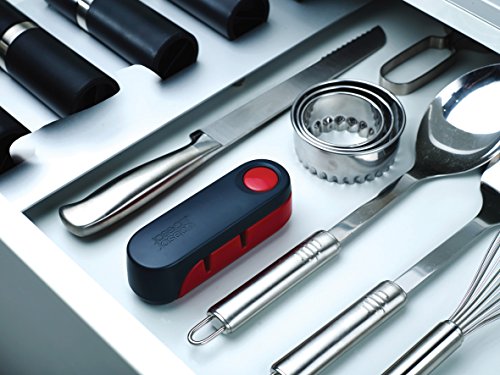 Joseph Joseph Rota - klappbarere Messerschärfer - grau/rot - obrazek 3