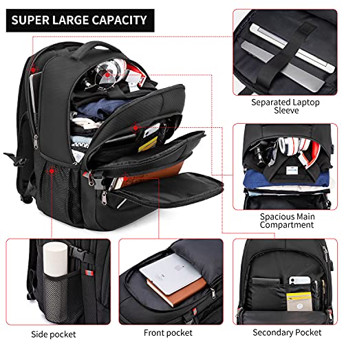 Plecak na laptopa, plecak biznesowy, plecak szkolny, duża wodoodporna - obrazek 7