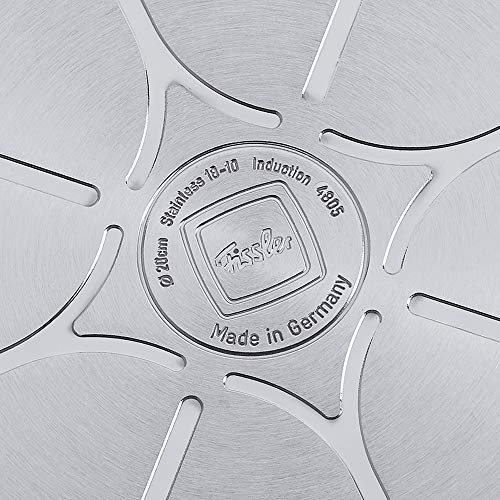 Fissler Original-Profi Collection / Edelstahl-Wok (Ø 30 cm) Stielwok unbeschichtet, Asiapfanne mit Metall-Deckel, alle Herdarten - auch Induktion - obrazek 3