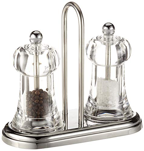 Peugeot 19051 Brasserie Pfeffer-/Salzmühle Acryl, 5,6 x 5,6 x 11 cm, transparent