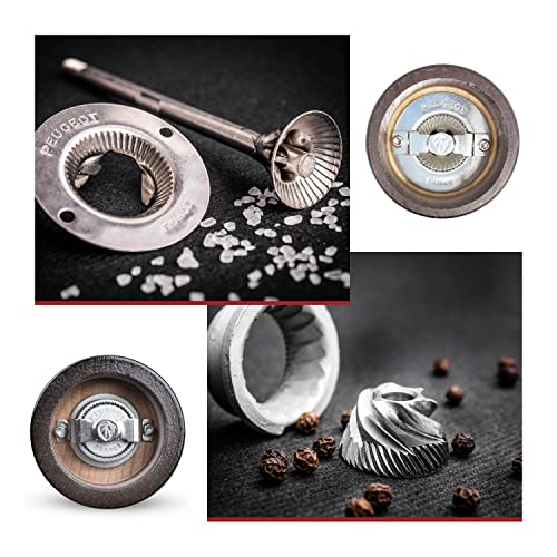 Peugeot 2/21283 Fidji Pfeffer-/Salzmühle Holz, 5,2 x 5,2 x 12 cm, matt schwarz - obrazek 7