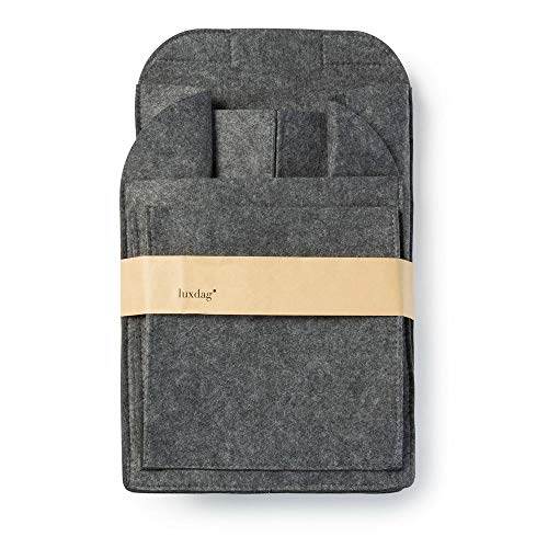 luxdag Organizer na plecak z filcu do Fjällräven Kanken 18 l (kolor i rozmiar do wyboru) – organizer kieszonkowy na plecaki z wyjmowaną kieszenią na zamek błyskawiczny do notebooka 15 cali - obrazek 7