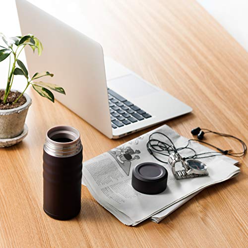 Kyocera TWIST TOP - isolierte Trinkflasche mit keramischer Innenbeschichtung | schadstoff-frei | auslaufsicher | leicht | stylisch | edelstahl, 350 ml - obrazek 3