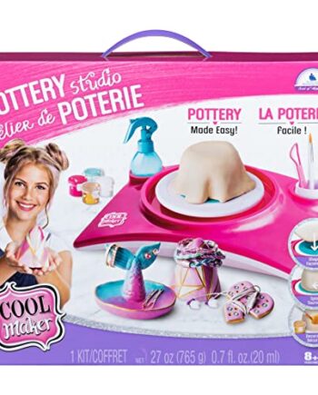 Cool Maker Pottery Cool Töpferstudio - Töpfern leicht gemacht mit Formhilfe und lufttrocknendem Ton, für Kinder ab 8 Jahren