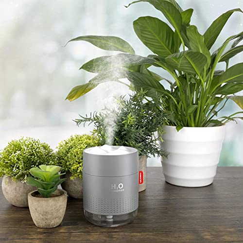 Vintoney nawilżacz powietrza do sypialni 500 ml USB ultradźwiękowy cichy przenośny do domu jogi biura 2 filtry - obrazek 2