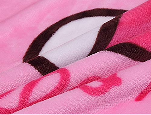 YIMU Koc kreskówka Hello Kitty nadruk narzuta koc miękki pokrowiec flanelowy przytulny pluszowy koc polarowy dla chłopców dziewcząt dzieci maluch dziecko (Hello Kitty 1) - obrazek 2