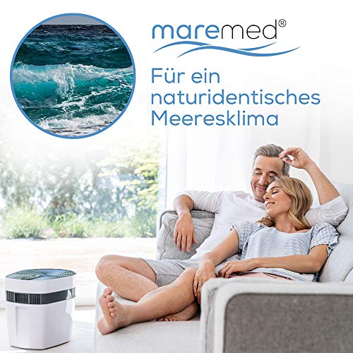 Beurer maremed MK 500 Meeresklimagerät, Luftbefeuchtung und Luftreinigung für ein naturidentisches Meeresklima, Mineralisierung mit Meeressalz, filtert Bakterien und Viren - obrazek 16