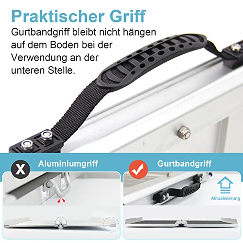 LIEKUMM Rampa progowa o pojemności 121,5 cm x 77 cm, pojemność 300 kg, - obrazek 6