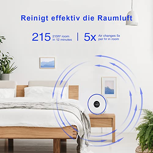 Oczyszczacz powietrza, UNbeaten Air Purifier z filtrem HEPA, H13, do m - obrazek 3