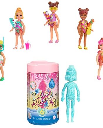 Barbie Color Reveal Lalka Zmieniająca Kolor Chelsea, Wielokolorowy, Od