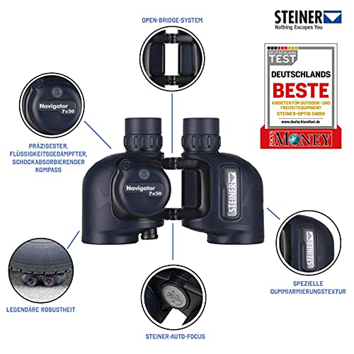 STEINER lornetka morska Navigator 7x50c - kompas ze stabilizacją HD, n - obrazek 5