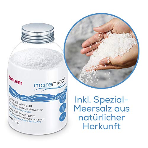 Beurer maremed MK 500 Meeresklimagerät, Luftbefeuchtung und Luftreinigung für ein naturidentisches Meeresklima, Mineralisierung mit Meeressalz, filtert Bakterien und Viren - obrazek 15