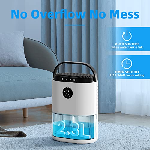 CONOPU OZC20S02 osuszacz powietrza do domu elektryczny osuszacz powietrza 2300 ml do sypialni łazienki automatyczne rozmrażanie 3 tryby regulacji wilgotności biały OZC20S02 - obrazek 4