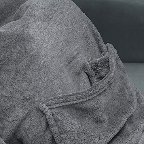 CelinaTex koc telewizyjny z rękawami i kieszenią na stopy koc puszysty - obrazek 6