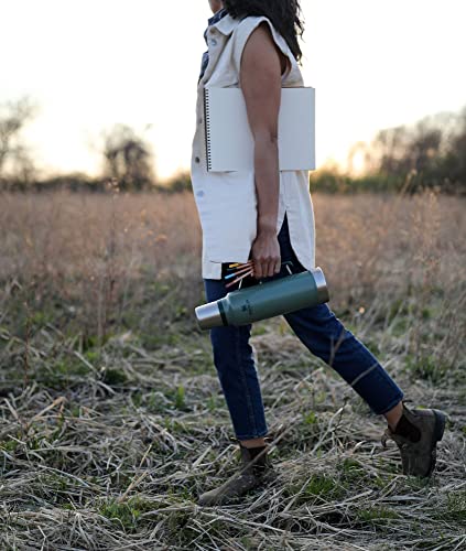 Stanley Classic Legendary Thermosflasche 1L Hammertone Green - Edelstahl Thermoskanne - BPA-frei - Thermos Hält 24 Stunden Heiß - Deckel Fungiert Auch als Trinkbecher - Spülmaschinenfest - obrazek 3