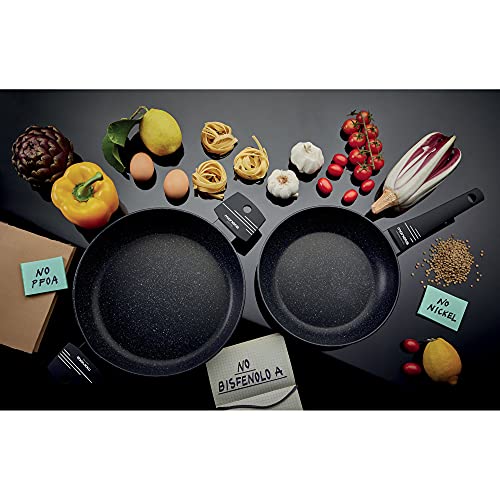 Moneta Yes (Zeus 2.0) SERVIERPFANNE 28 cm, Aluminium, Rot - obrazek 2