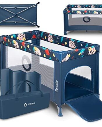 Lionelo LLOZSTEFBUNAYXXXXXXX Łóżeczko Turystyczne, Granatowy