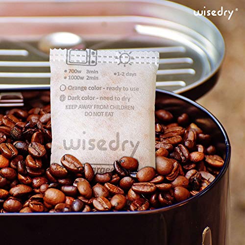 wisedry Odnawialne saszetki z żelem krzemionkowym 50 g (6 opakowań), p - obrazek 3