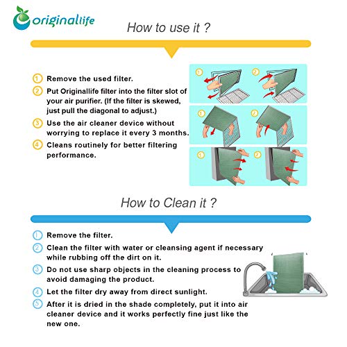 Originallife CLEAN oczyszczacz powietrza do KWL (kontrolowana wentylacja w pomieszczeniach) Vasco D275 II (2 sztuki) - obrazek 3