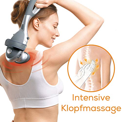 Beurer MG 70 Infrarot Massagegerät, Klopfmassage, zur Massage von Rücken, Nacken, Arme, Beine, zwei verschiedene Aufsätze, Infrarotwärmefunktion - obrazek 2
