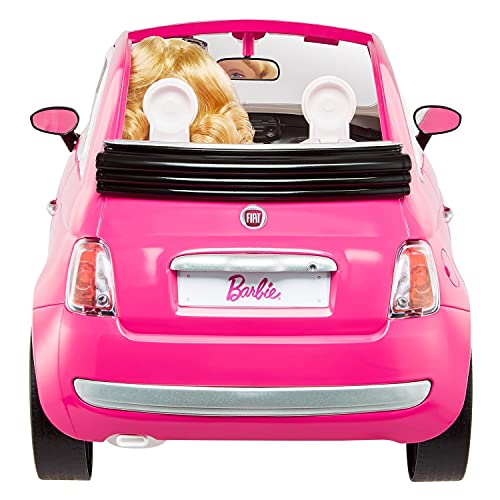 Barbie Fiat 500 Zestaw z Lalką, Wielokolorowy, Od 3 Lat - obrazek 6