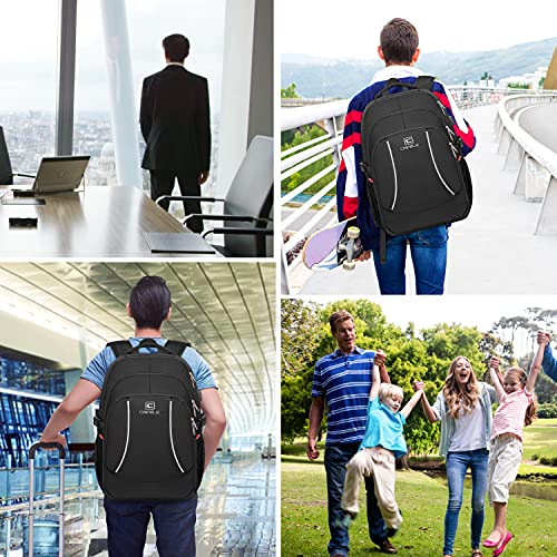 Plecak na laptopa, plecak biznesowy, plecak szkolny, duża wodoodporna - obrazek 2