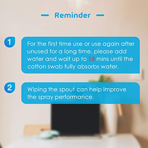 Meross Alexa Bezprzewodowy Nawilżacz Inteligentny Ultradźwiękowy Nawilżacz USB 8H Czas Pracy Regulowany Kolor dla Domu Biura i Samochodu 320ML Kompatybilny z Alexa Google Assistant - obrazek 4