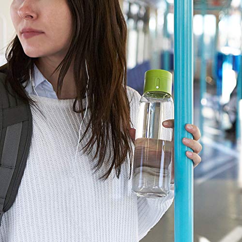 Joseph Joseph Dot - Trinkflasche mit Kontrollfunktion, 600 ml - grün - obrazek 3