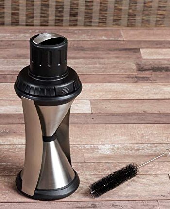 Original Gefu Spiralschneider 13700 - Perfekte Gemüsespaghetti im Handumdrehen dank Spirelli XL – Profi Küchenhelfer